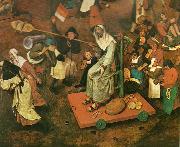 Pieter Bruegel detalj fran fastlagens strid med fastan Spain oil painting artist